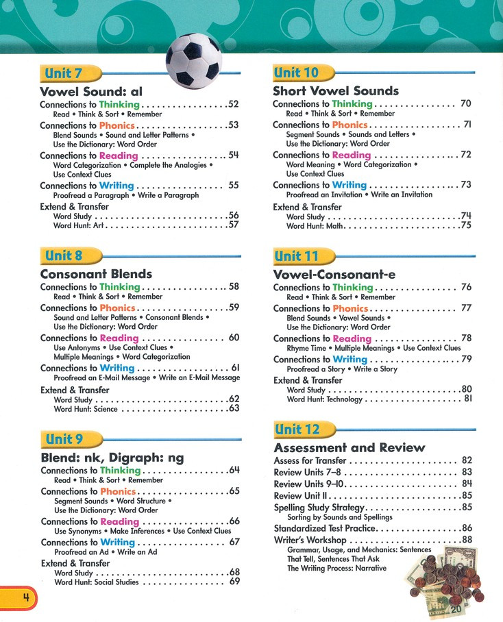 Zaner-Bloser Spelling Connections Grade 2: Student HS Edition (low ...