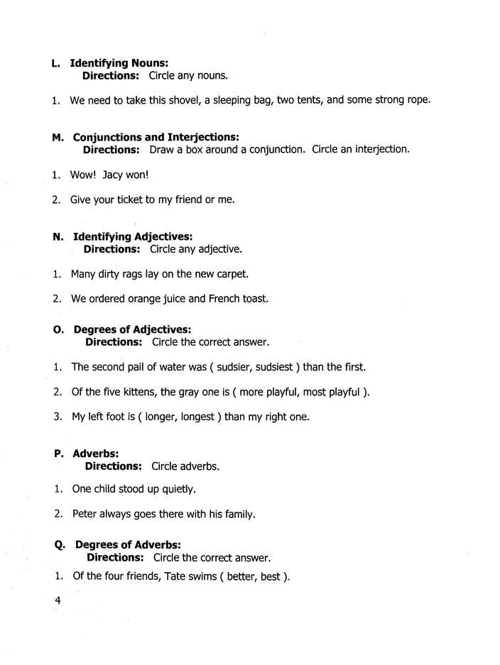 Easy Grammar Grade 3 Test Booklet - Classroom Resource Center