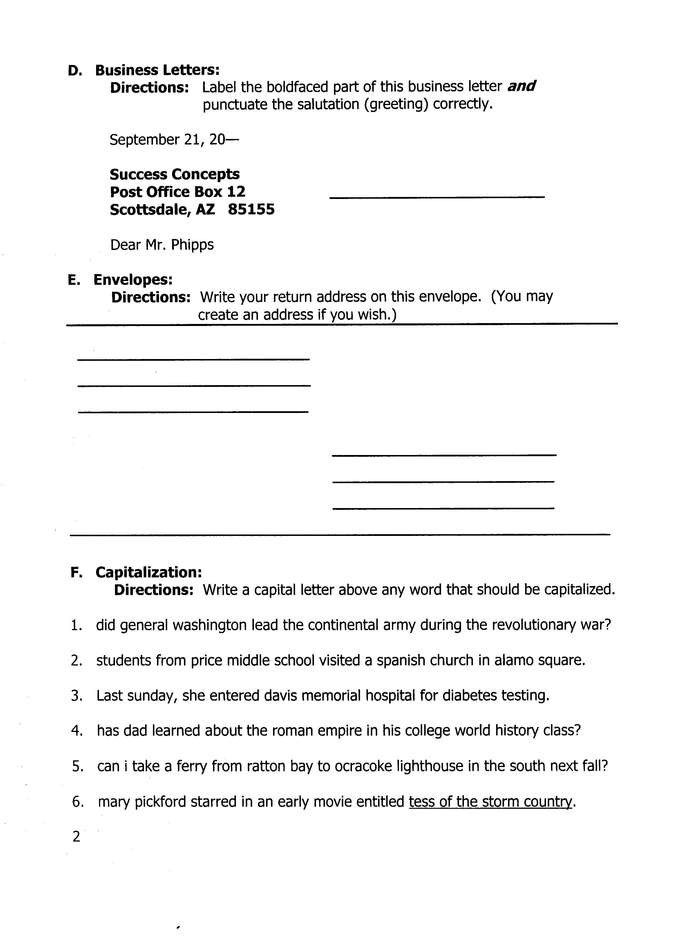 Easy Grammar Grade 6 Test Booklet - Classroom Resource Center