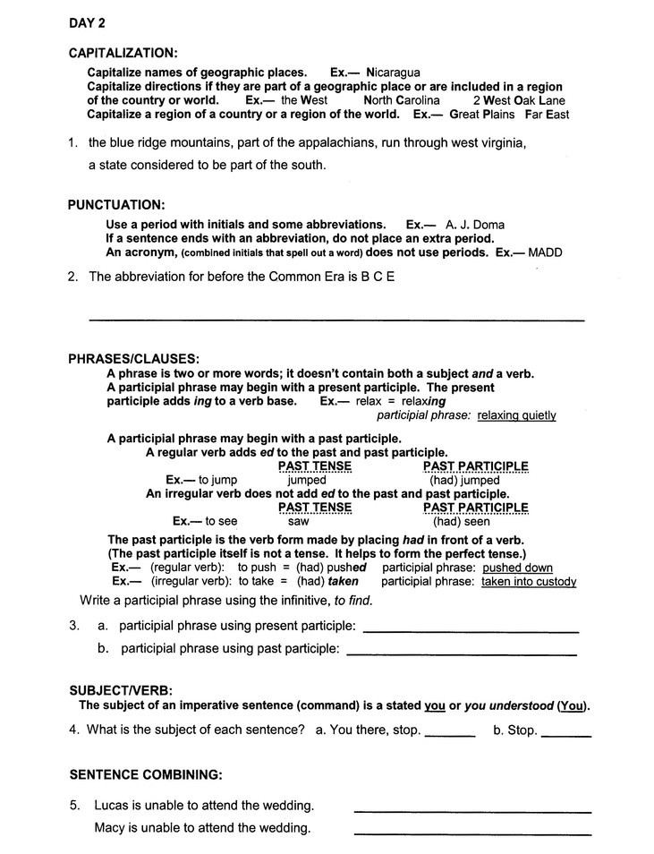 Easy Grammar Ultimate Series: 180 Daily Teaching Lessons, Grade 11 ...