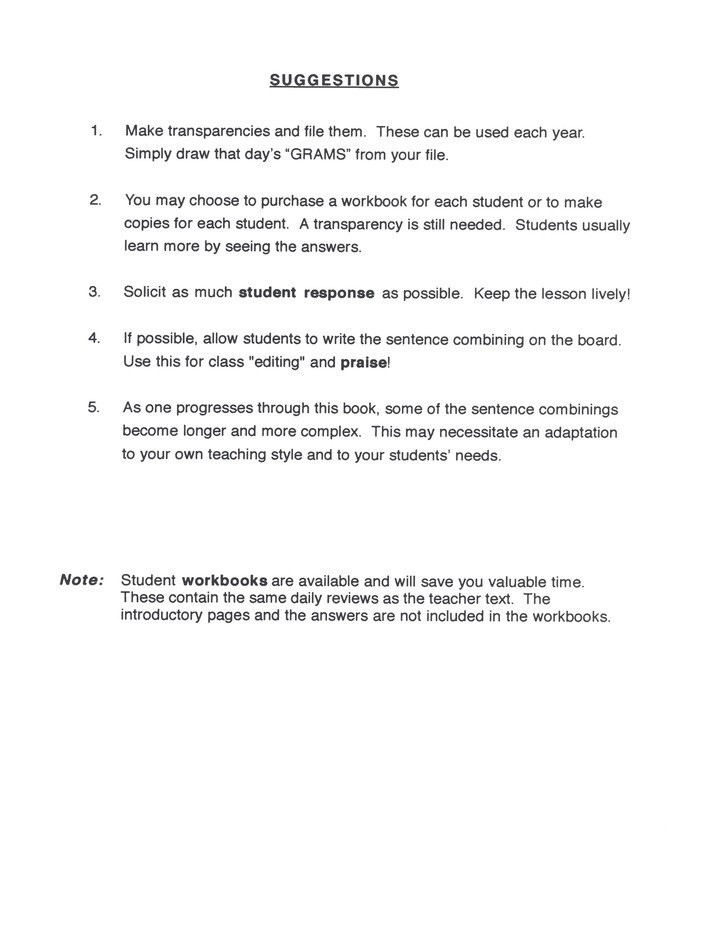 Daily Grams Grade 4 Classroom Resource Center