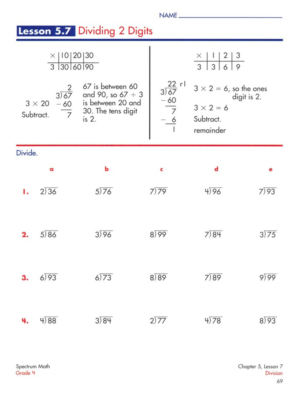 Spectrum Math Grade 4 - Classroom Resource Center