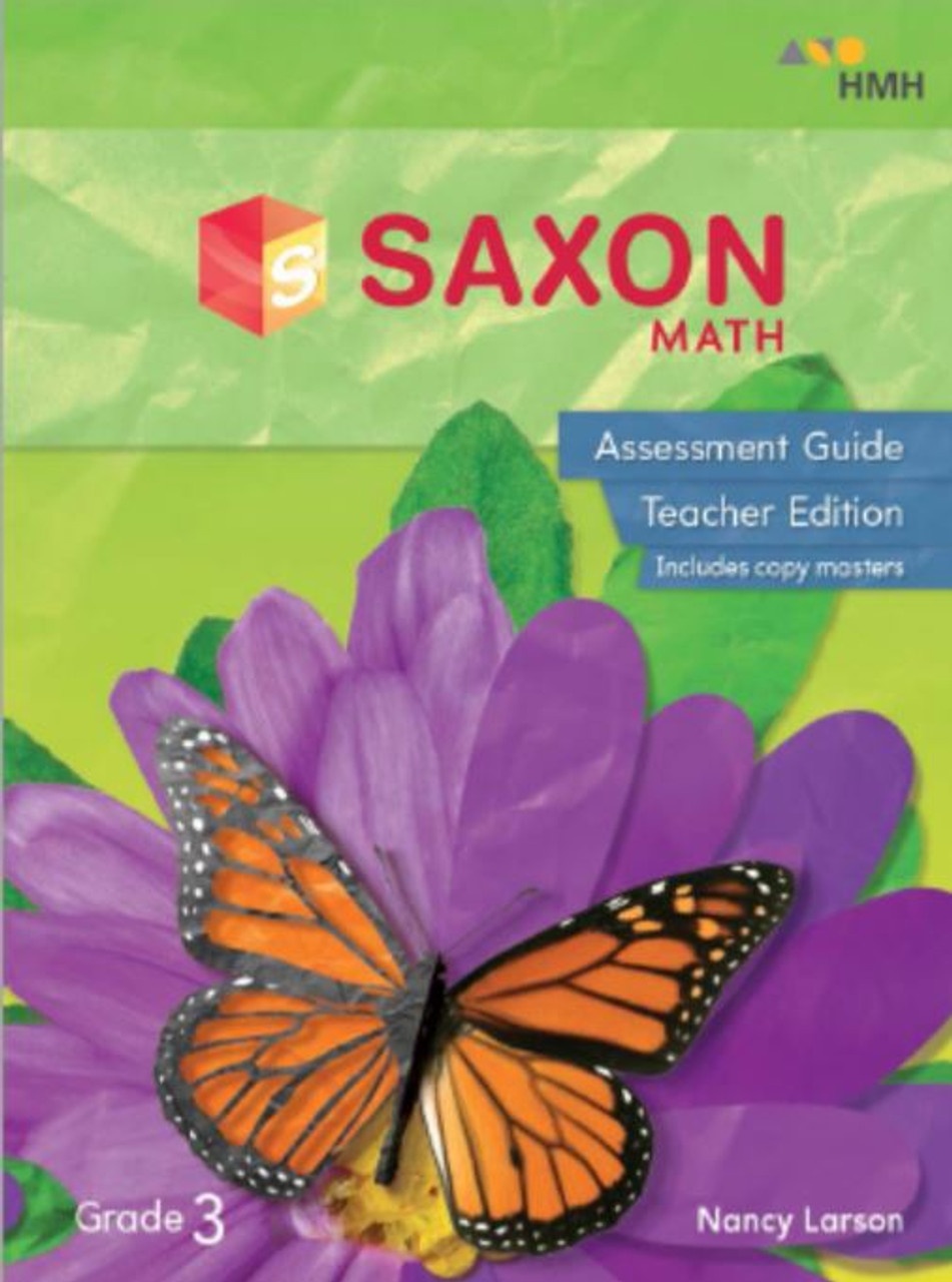 Saxon Math Grade 3 Assessment Guide Teacher w/Blackline Masters 2018