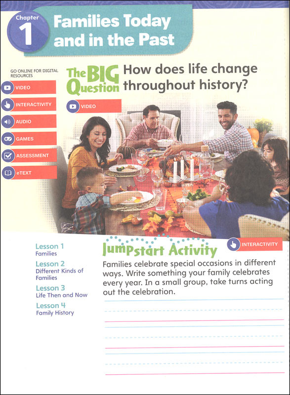 My World Interactive Social Studies Grade 2 Worktext