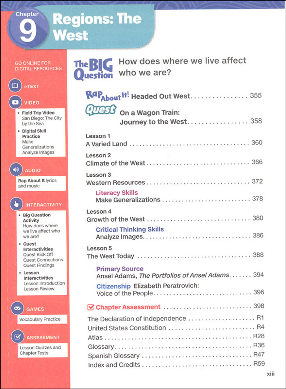 My world interactive social studies grade 4 bundle