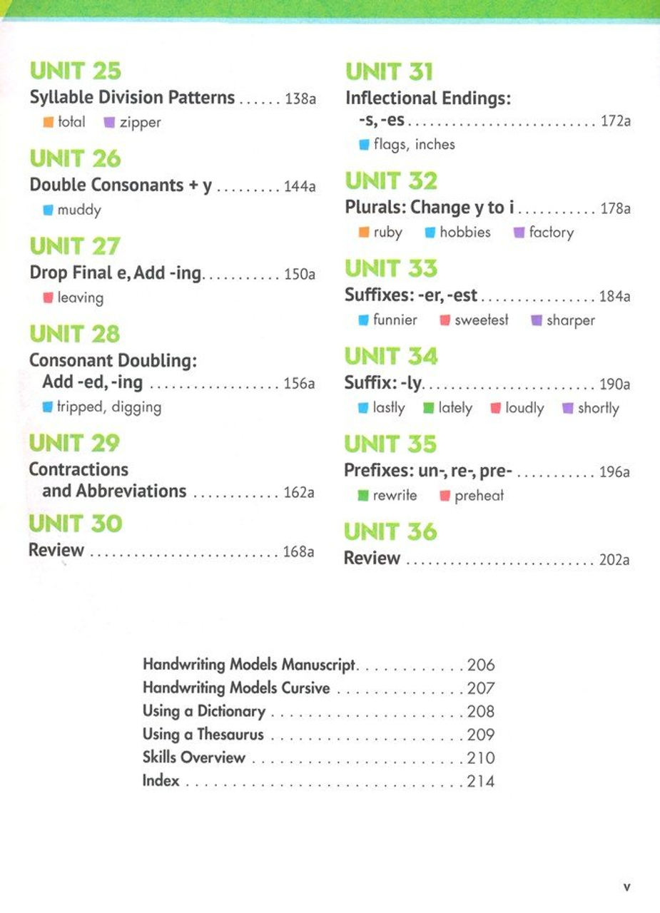 ZanerBloser Spelling Connections Grade 3 Student/Teacher Homeschool
