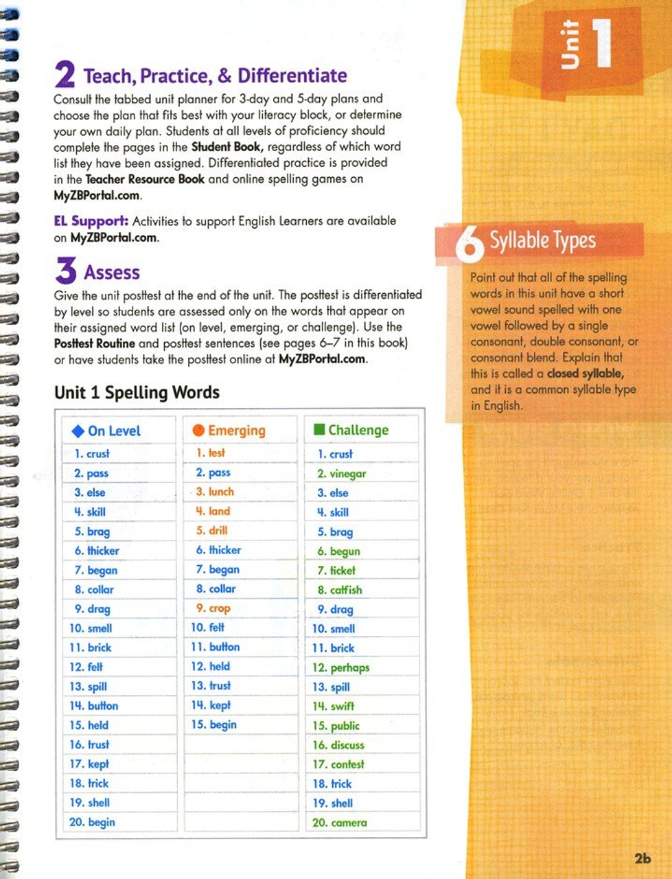 Zaner bloser spelling connections grade 4 student teacher homeschool