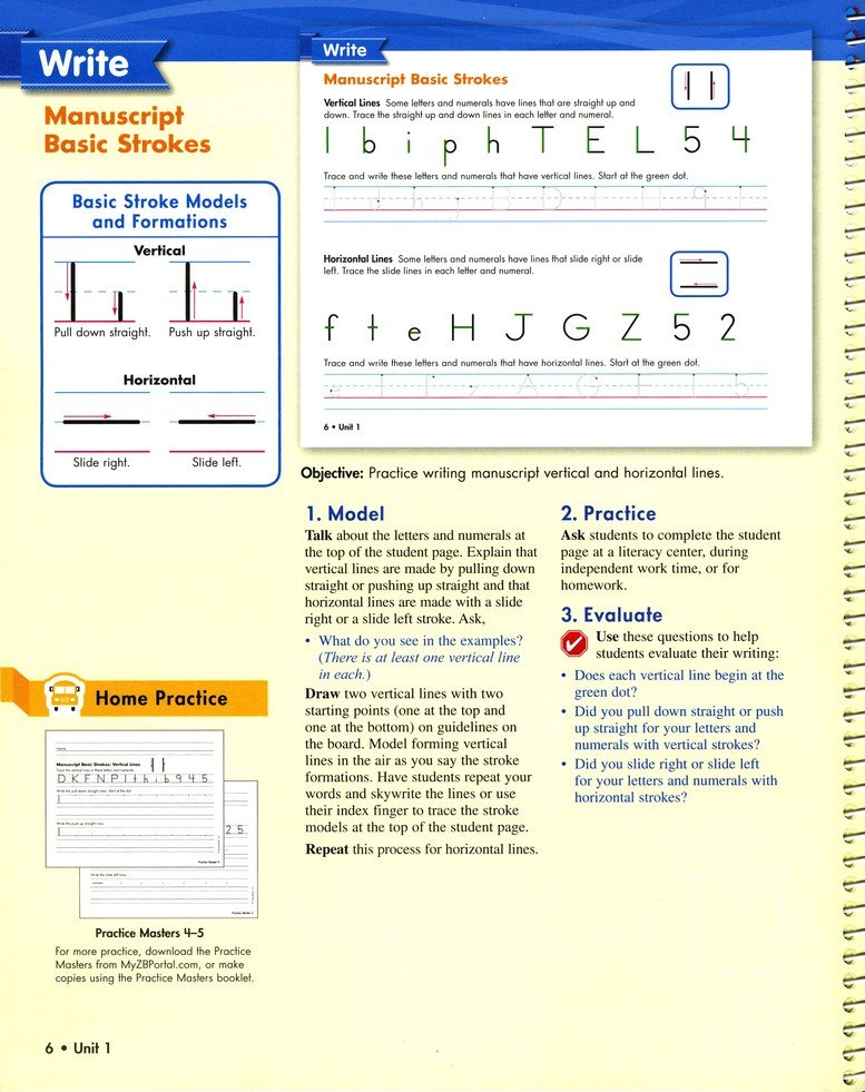 Zaner-Bloser Handwriting Grade 2C: Student, Teacher, & Practice Masters ...