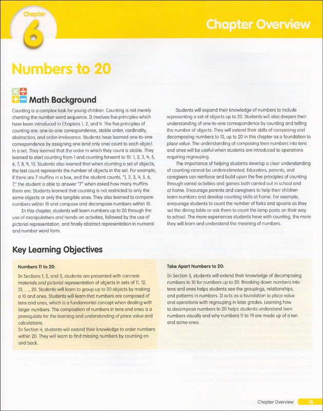 Math in Focus Teacher Edition Volume B Grade K