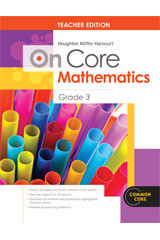 On Core Math Houghton Mifflin Harcourt Grade 3 Teacher Edition With Blackline Master Classroom Resource Center