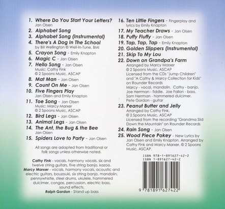 Handwriting Without Tears Get Set for School Sing Along Audio CD