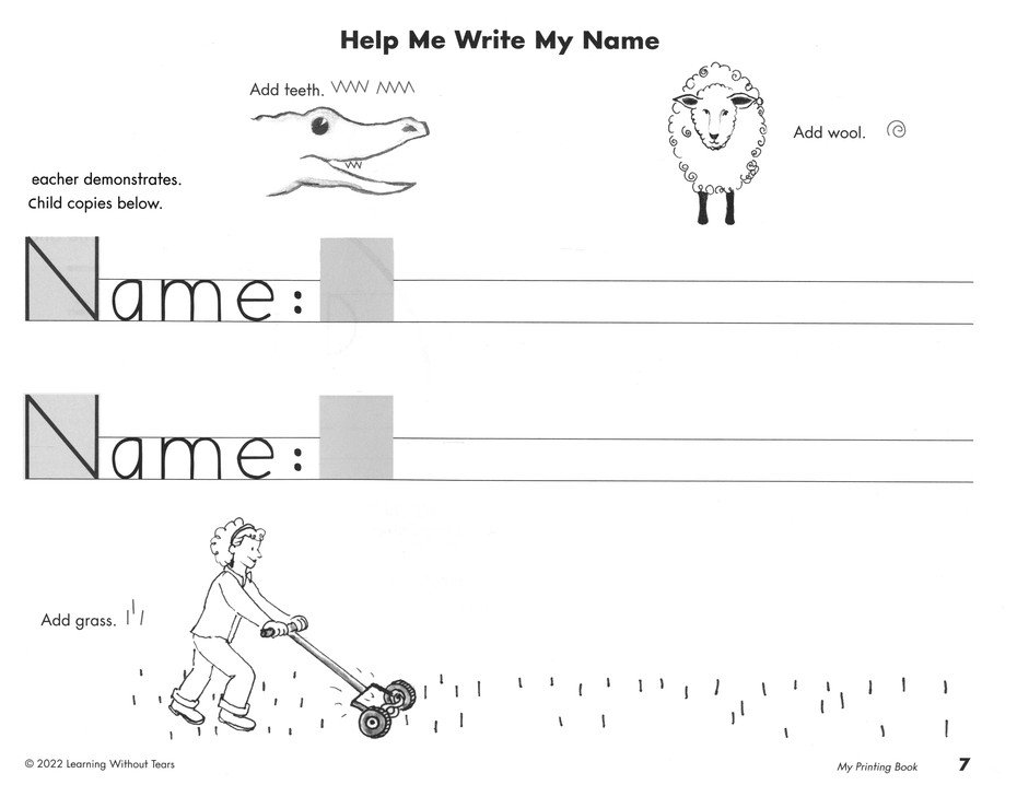 Handwriting Without Tears: Grade 1 My Printing Book Student Workbook ...