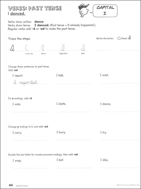Handwriting Without Tears: Grade 5 Can-Do Cursive Student Workbook ...