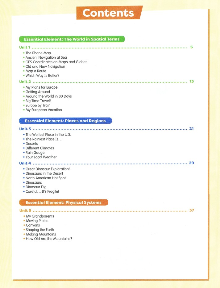 Evan-Moor: Skill Sharpeners: Geography, Grade 5