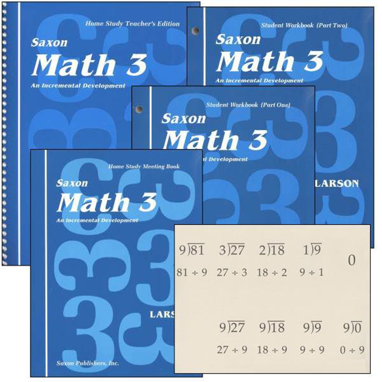 Saxon Math Grade 3 Homeschool Kit Classroom Resource Center