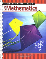 MCP Mathematics Level D Teacher 4th Grade 9780765260635 MCP Mathematics Level D Teacher 4th Grade 9780765260635