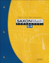 Saxon Math 5/4 3rd Edition 