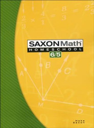Saxon Math 6/5 3rd Edition Student Textbook Saxon Math 6/5 3rd Edition Student Textbook