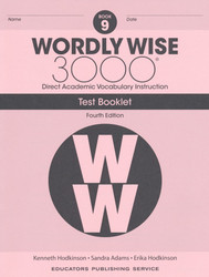 Wordly Wise 3000 4th Edition Book 9 Test Booklet