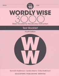 Wordly Wise 3000 4th Edition Book 10 Test Booklet