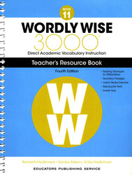 Wordly Wise 3000 4th Edition Book 3 Teacher Resource Book
