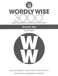 Wordly Wise 3000 4th Edition Book 12 Answer Key