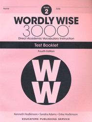  Wordly Wise 3000 4th Edition Book 2 Test Booklet