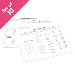 Write-On/Wipe-Off Liquid Capacity Mats Write-On/Wipe-Off Liquid Capacity Mats