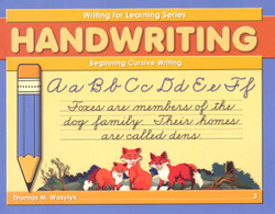 Writing for Learning Beginning Cursive Writing Grade 3