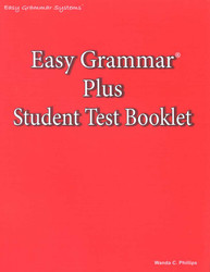 Easy Grammar Plus Grade 7 Test Book
