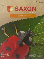 grade k student workbook front cover