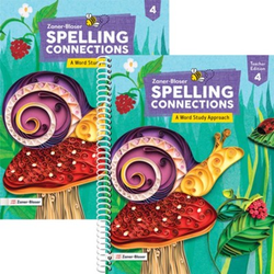 Zaner-Bloser Spelling Connections Grade 4 Student/Teacher Homeschool Bundle (2022 Edition) Zaner-Bloser Spelling Connections Grade 4 Student/Teacher Homeschool Bundle (2022 Edition)