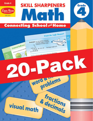 Evan-Moor Skill Sharpeners: Math, Grade 4