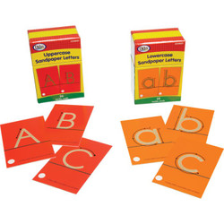 Sandpaper Letters - Upper and Lower Case Set Sandpaper Letters - Upper and Lower Case Set