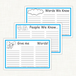 words i use when i write posters