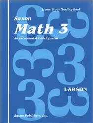 Saxon Math Grade 3 Meeting Book  Saxon Math Grade 3 Meeting Book