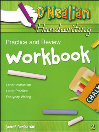 D'Nealian Handwriting Practice and Review Student Workbook Grade 2