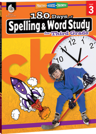 180 Days of Spelling and Word Study Grade 3 (9781425833114)