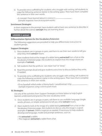 Wordly Wise 3000 4th Edition Book 5 Teacher Resource Book - Classroom ...