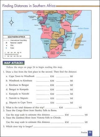 Maps Globes Graphs Level F Student Grade 6