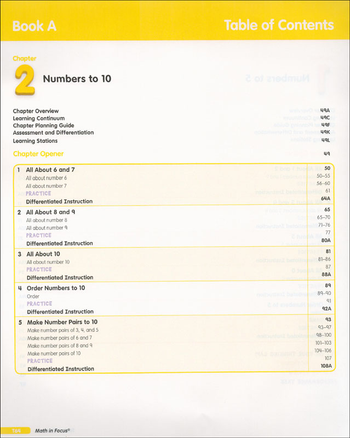 Math in Focus 2020 Teacher Edition Volume A Grade K