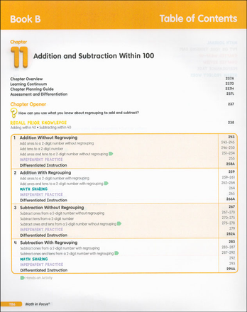 Math in Focus Teacher Edition Volume A Grade 1
