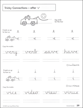 Handwriting Without Tears: Grade 4 Cursive Success Student Workbook ...
