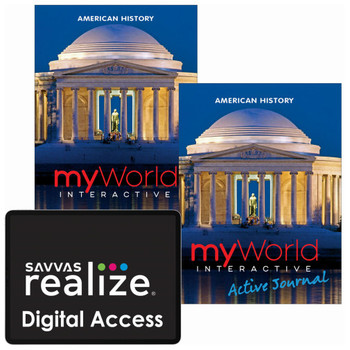 My World Interactive Social Studies Grade 6-8 American History Bundle