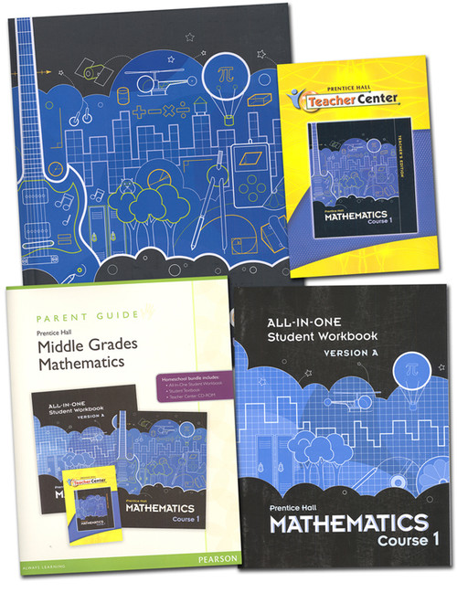 Prentice Hall Mathematics Grade 6 - Course 1 Student & Teacher Bundle