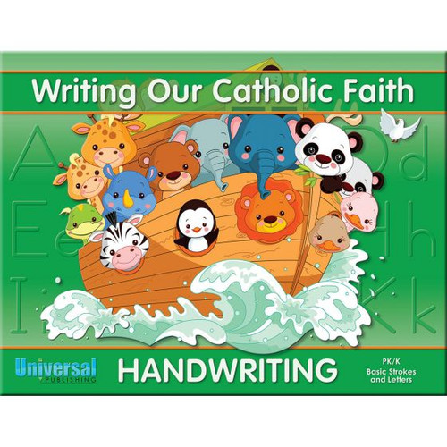 Writing Our Catholic Faith Grade Pk K Student Book Basic Strokes Letters Classroom Resource Center