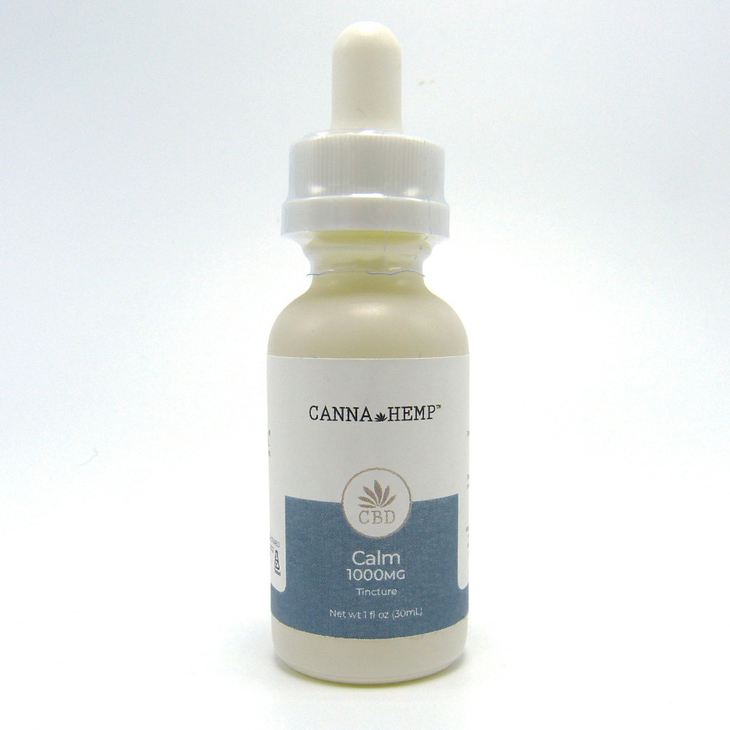 Canna Hemp Calm Tincture (1000 mg CBD) (Broad Spectrum)