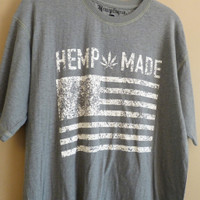 Hemptique Hemp Made Flag T-shirt (3 colors) (3 sizes)