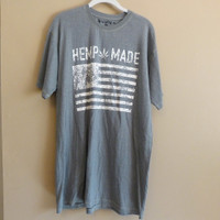 Hemptique Hemp Made Flag T-shirt (3 colors) (3 sizes)