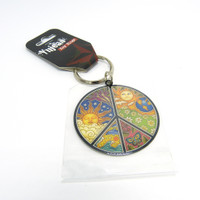 Metal Keychain - Peace Symbol by Dan Morris